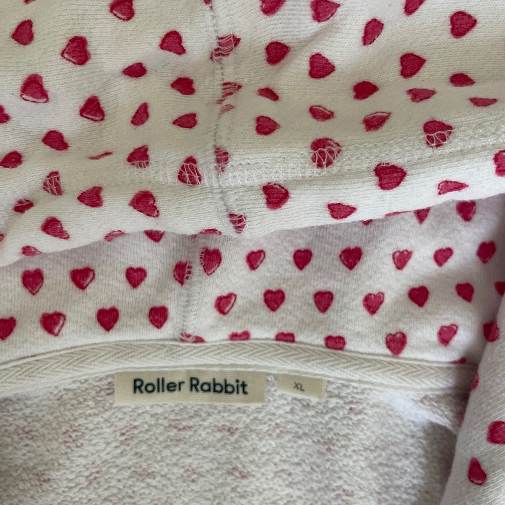 Pink heart Roller Rabbit sweatshirt
